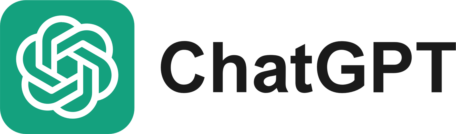 Logo de ChatGPT - asistente de IA de OpenAI para generación de texto y conversación