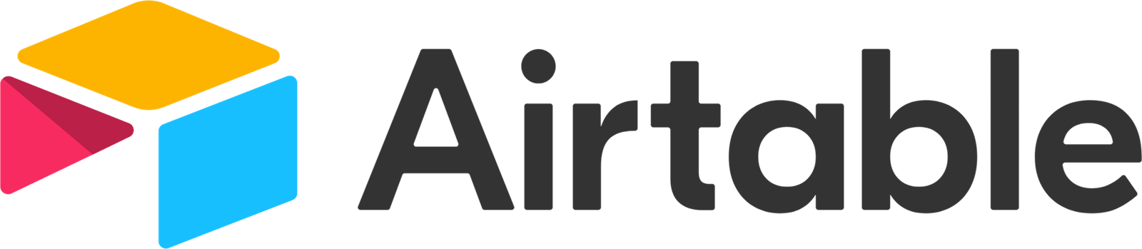 Logo de Airtable - base de datos visual con interfaz tipo hoja de cálculo