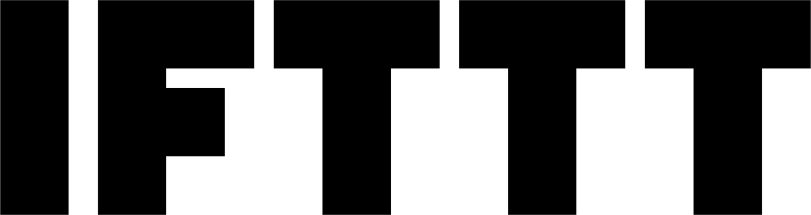 Logo de IFTTT - plataforma de automatización simple entre apps y servicios