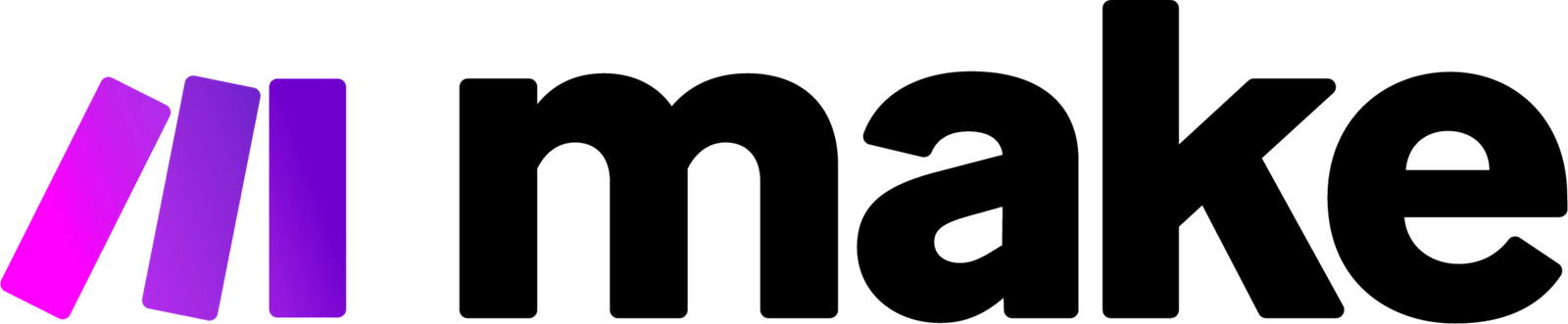 Logo de Make - plataforma visual de automatización de flujos de trabajo (antes Integromat)