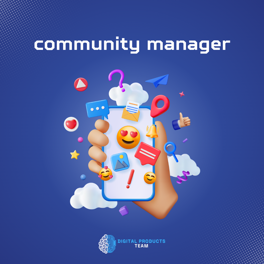 Community manager gestionando redes sociales - emprendimiento digital y marketing online