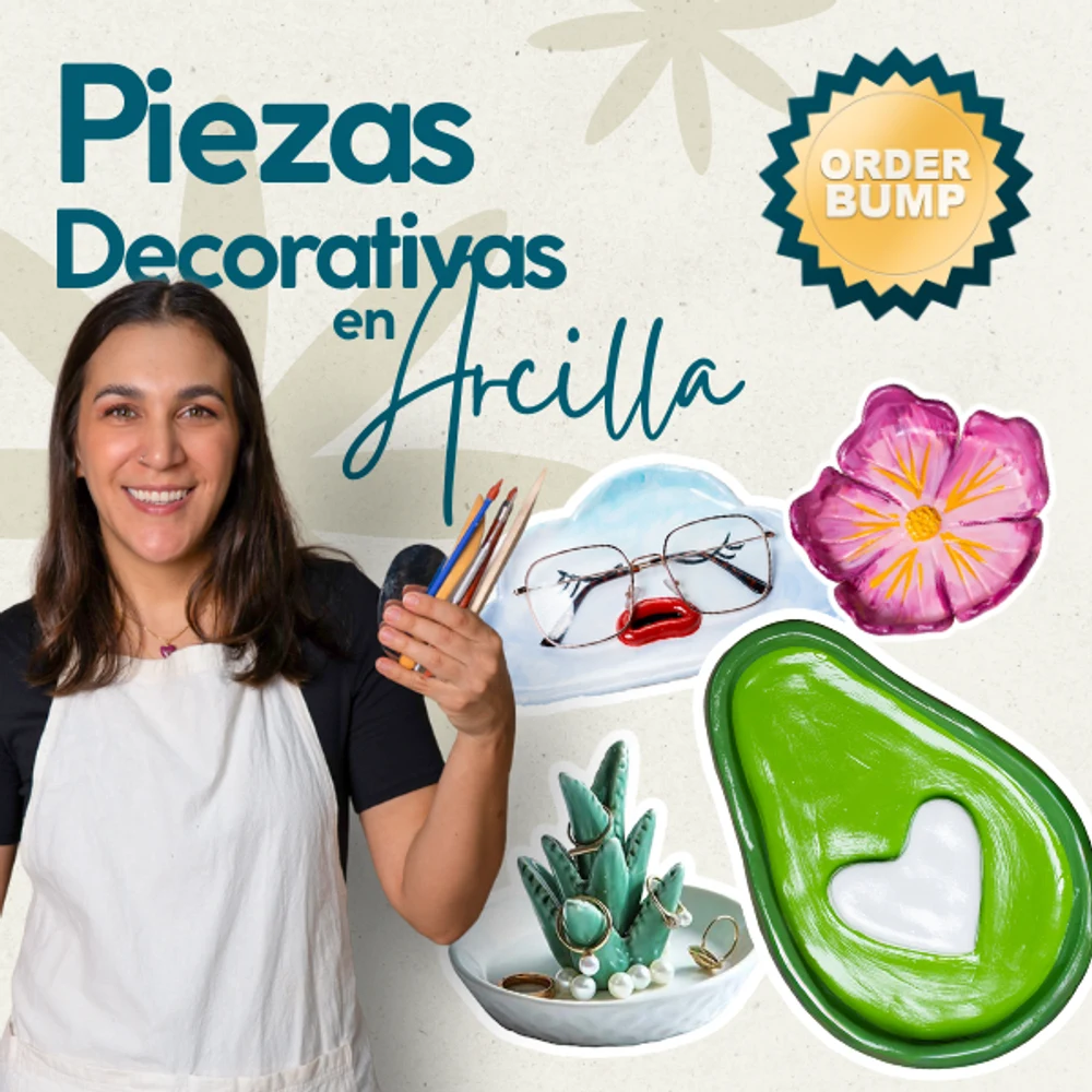 Portada oficial de Piezas Decorativas en Arcilla Fría