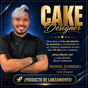 Portada oficial de Cake Designer con Manuel Guerrero