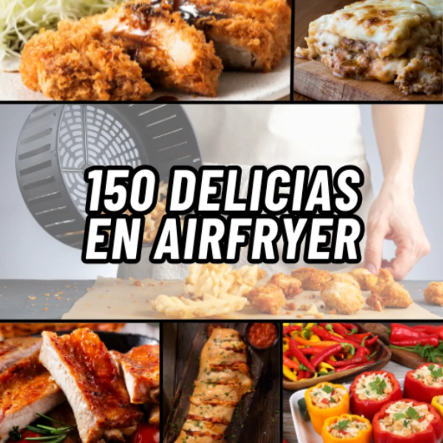 Portada oficial de 150 Delicias en Airfryer