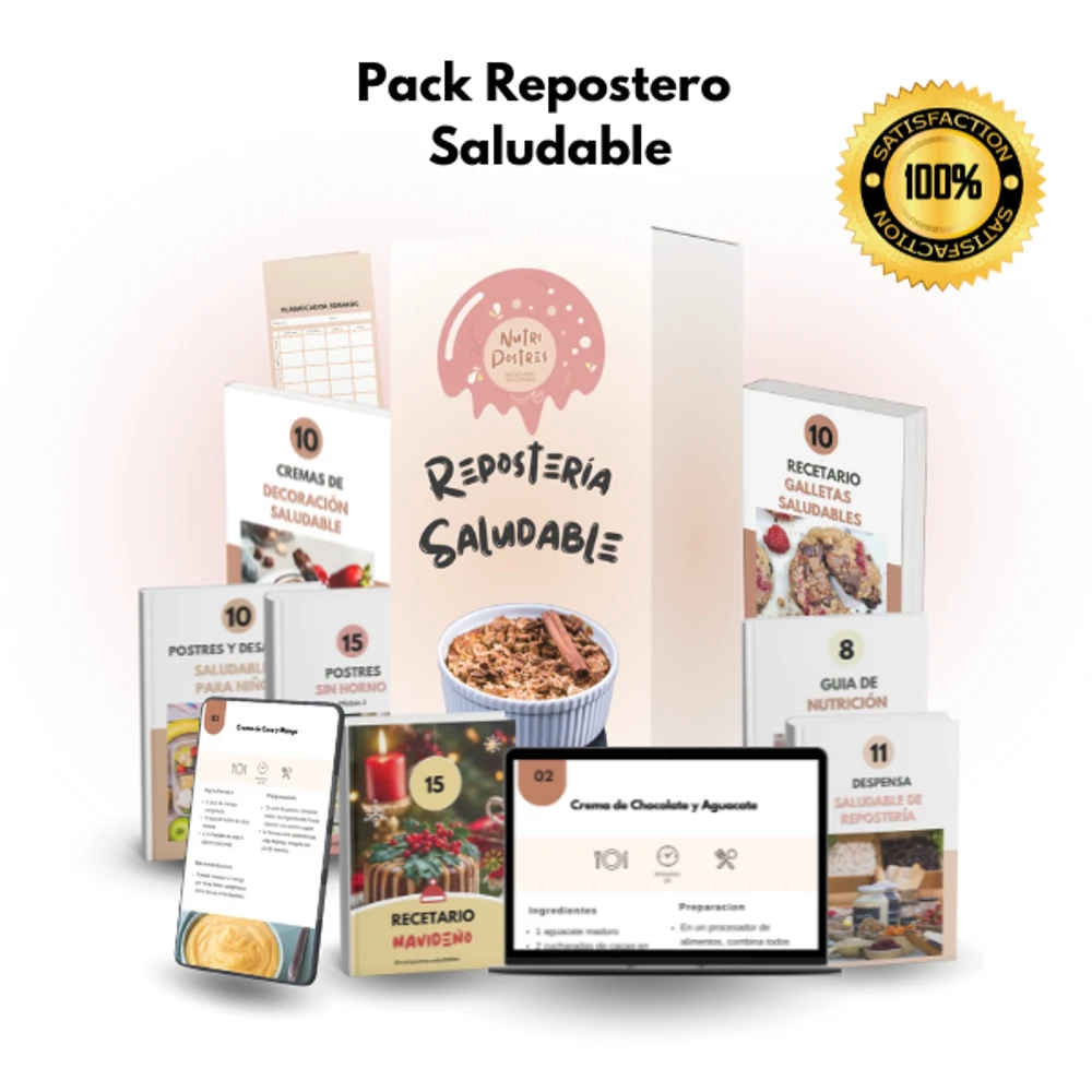 Portada oficial de Pack de Repostería Saludable