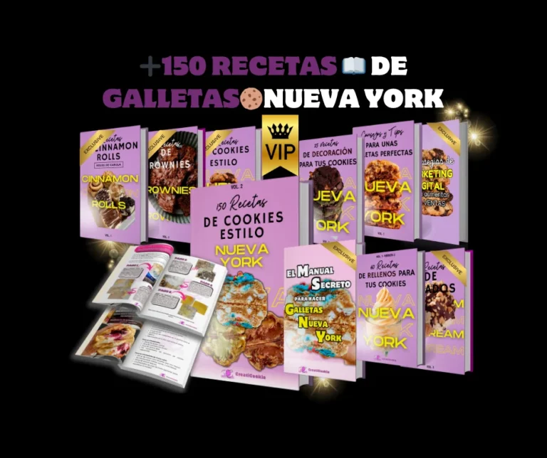 Portada oficial del ebook 150 Recetas de galletas Estilo Nueva York en Hotmart