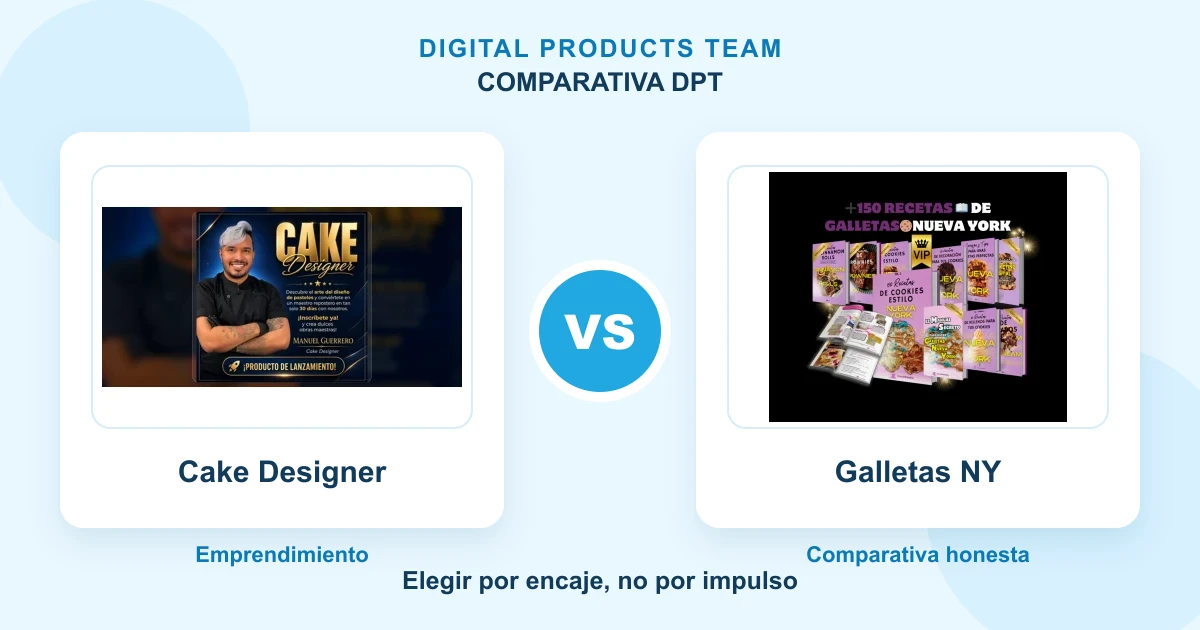 cake designer vs galletas estilo nueva york