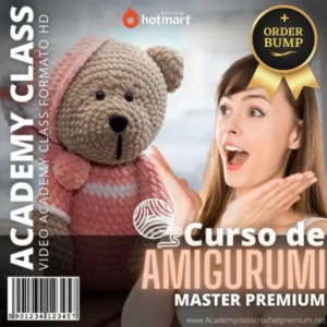 Portada oficial del curso Crochet y Amigurumis Master Premium en Hotmart