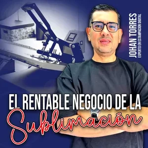 Portada oficial de El Rentable Negocio de la Sublimación en Hotmart