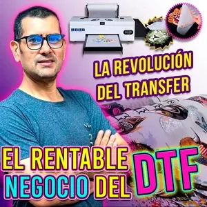 Portada oficial de El Rentable Negocio del DTF en Hotmart