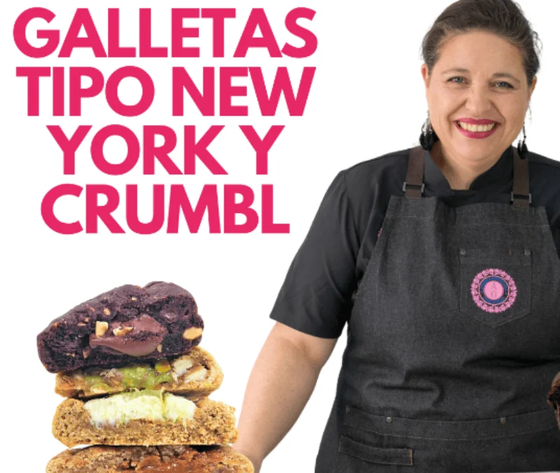 galletas New York para vender con presentación premium