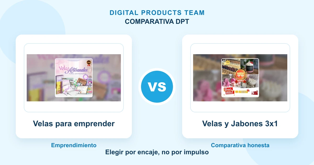 velas artesanales vs velas y jabones 3x1