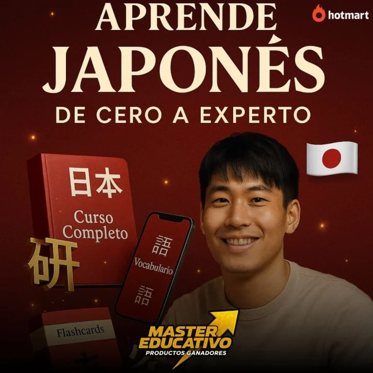 Aprende Japonés de Cero a Experto - portada oficial del curso