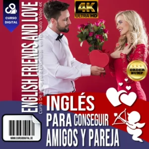 Portada oficial de Inglés para hacer amigos o pareja en Hotmart