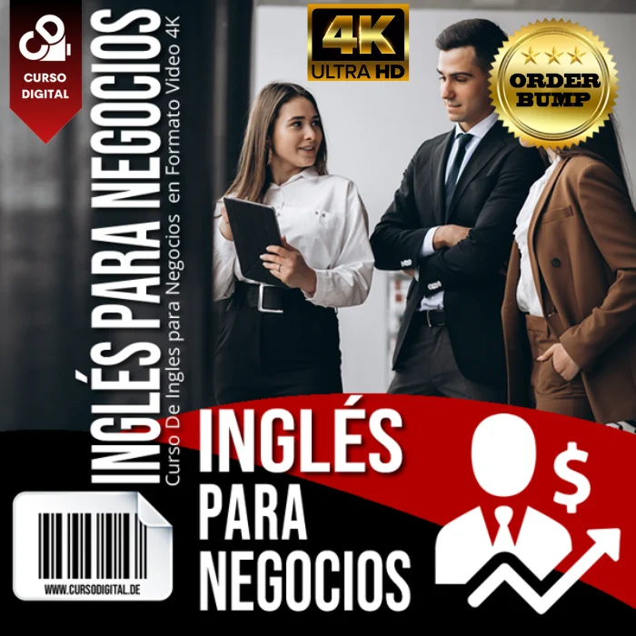 Portada oficial de Inglés para negocios en Hotmart