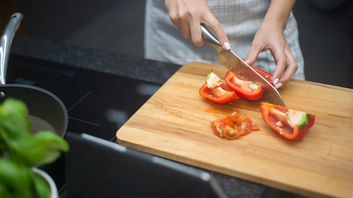 recetas en airfryer saludables: ejemplo visual de uso cotidiano